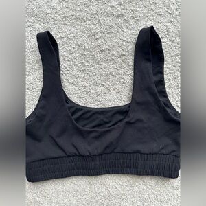 Unlined black sports bra. Size L